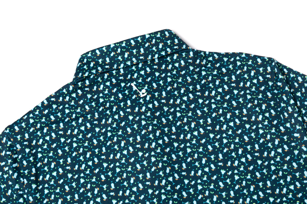 TEEK - Cocktail Hour Mens Polo TOPS TEEK 2P