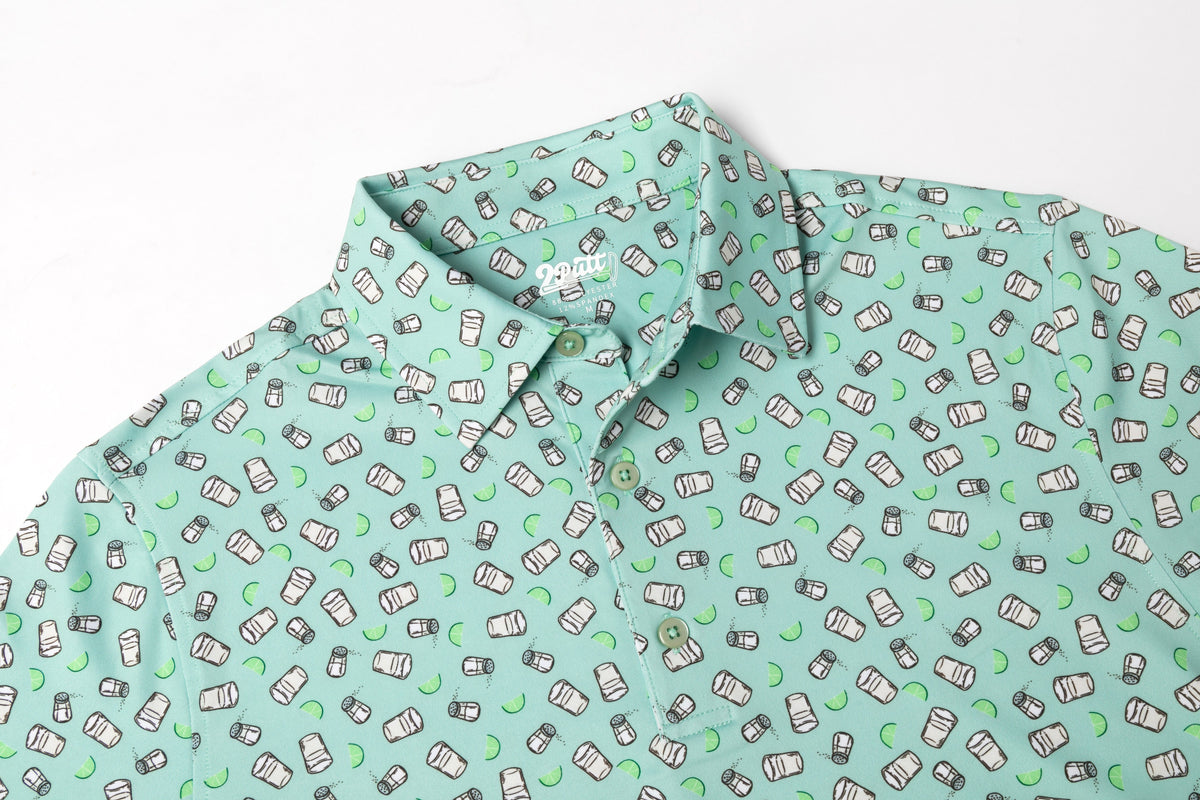 TEEK - Tequila Shots Mens Polo TOPS TEEK 2P