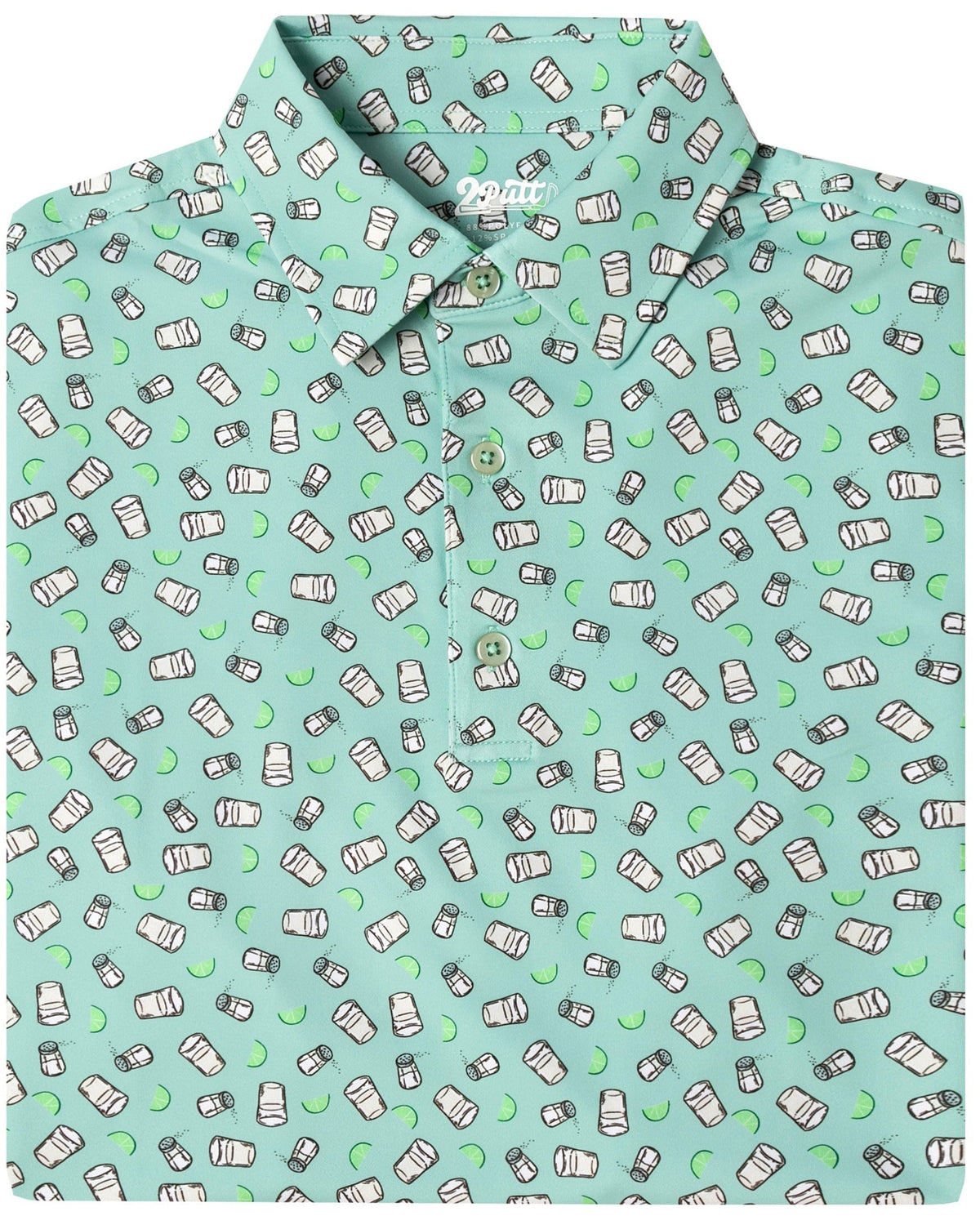TEEK - Tequila Shots Mens Polo TOPS TEEK 2P S