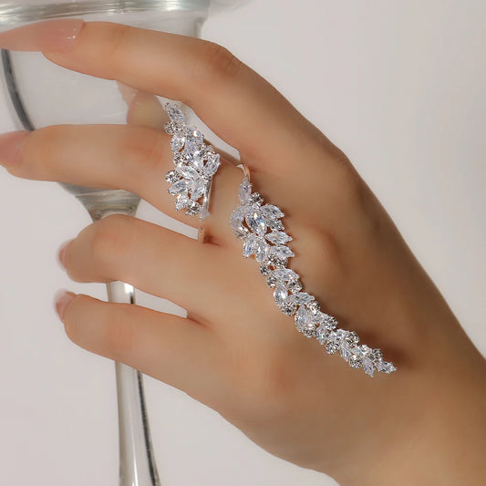 TEEK - Luxury Open Rings Rhinestone Ring JEWELRY theteekdotcom