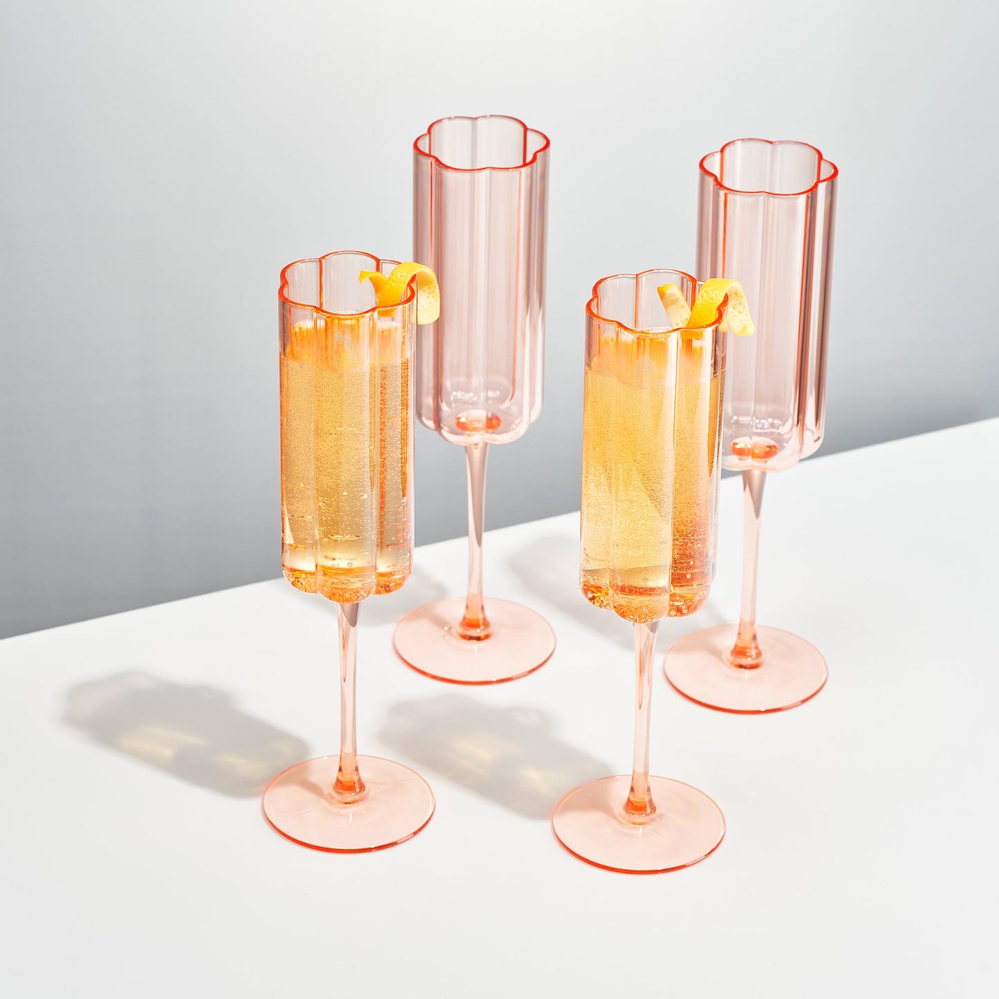 TEEK - Tide Champagne Flute Glassware Set HOME DECOR TEEK KS