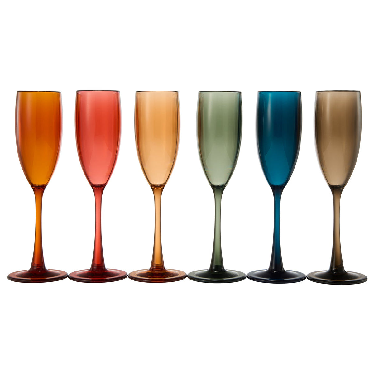 TEEK - Eze Acrylic Champagne Flute Glassware Set HOME DECOR TEEK KS