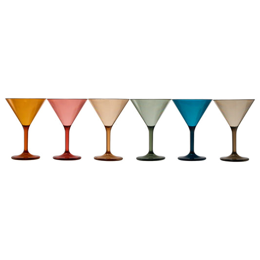 TEEK - Eze Acrylic Martini Cocktail Glassware Set HOME DECOR TEEK KS