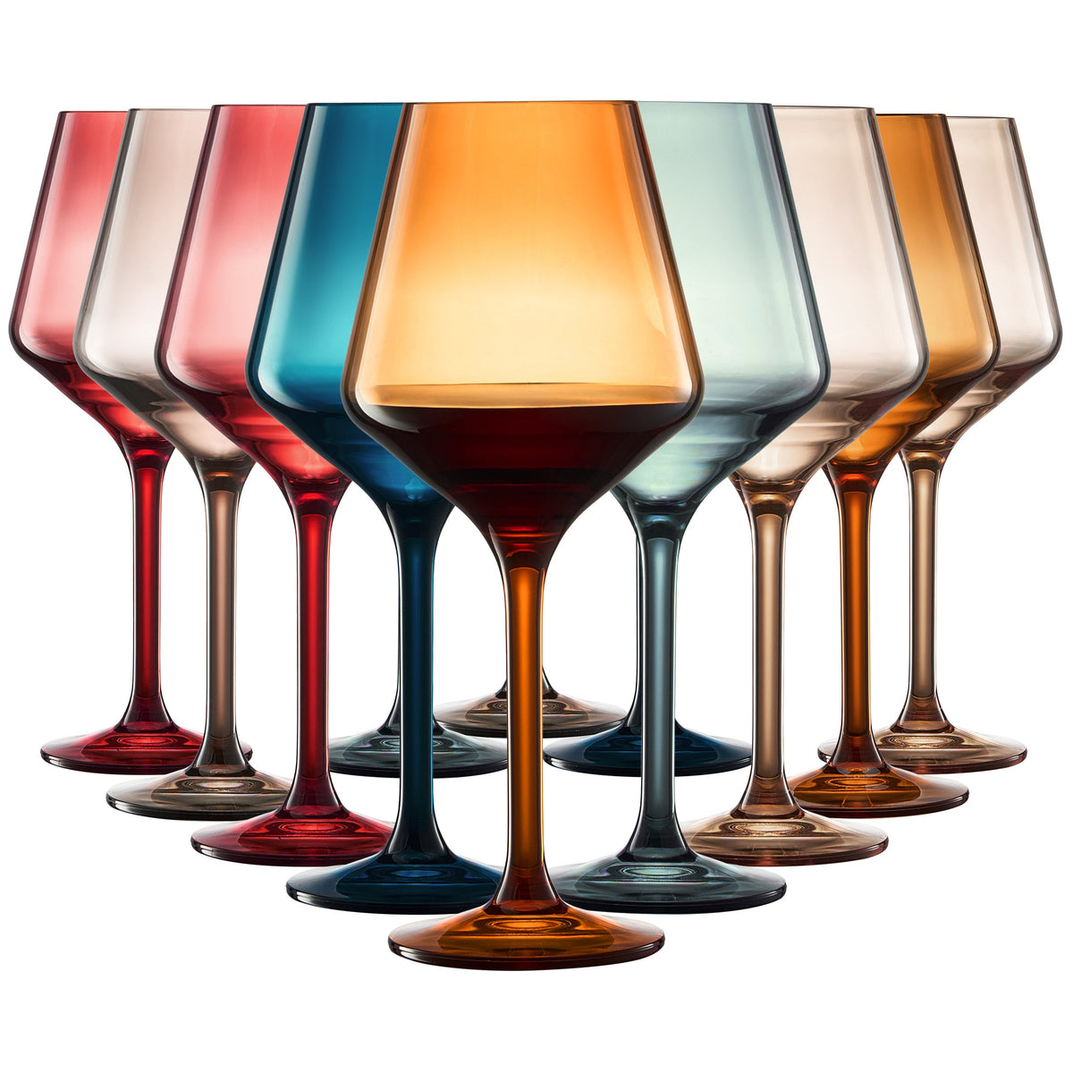 TEEK - Eze Acrylic Stemmed Wine Glassware Set HOME DECOR TEEK KS
