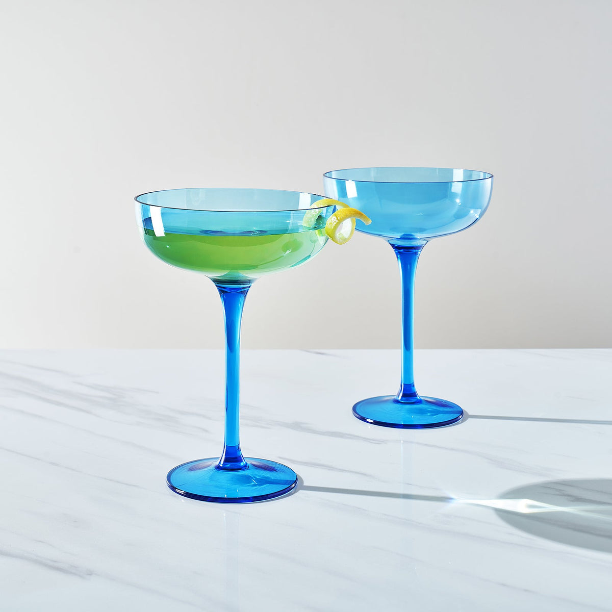 TEEK - Madrid Acrylic Champagne Coupe Cocktail Glassware Set HOME DECOR TEEK KS