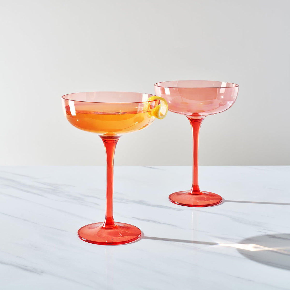 TEEK - Madrid Acrylic Champagne Coupe Cocktail Glassware Set HOME DECOR TEEK KS
