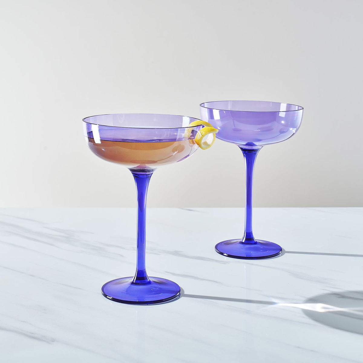 TEEK - Madrid Acrylic Champagne Coupe Cocktail Glassware Set HOME DECOR TEEK KS