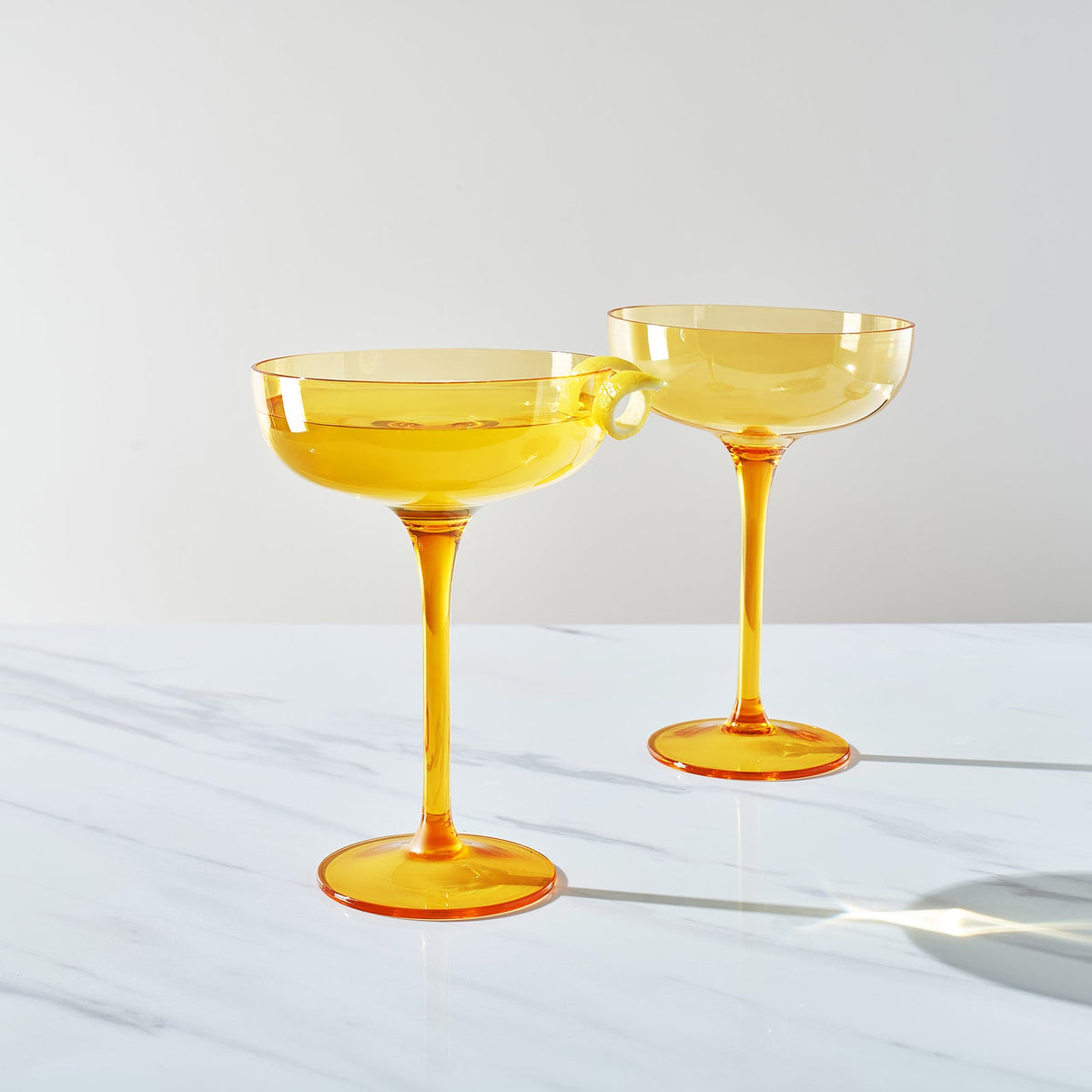 TEEK - Madrid Acrylic Champagne Coupe Cocktail Glassware Set HOME DECOR TEEK KS