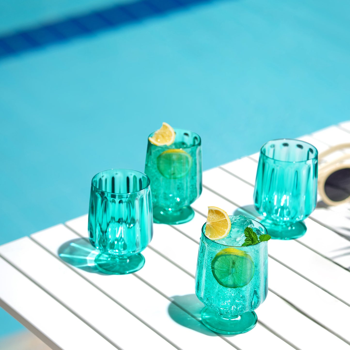 TEEK - Madrid Acrylic Stemmed Wine Goblet Glassware Set HOME DECOR TEEK KS