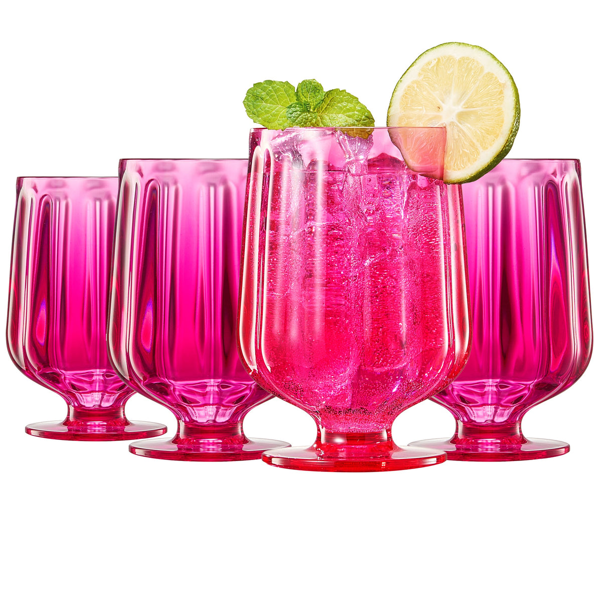TEEK - Madrid Acrylic Stemmed Wine Goblet Glassware Set HOME DECOR TEEK KS