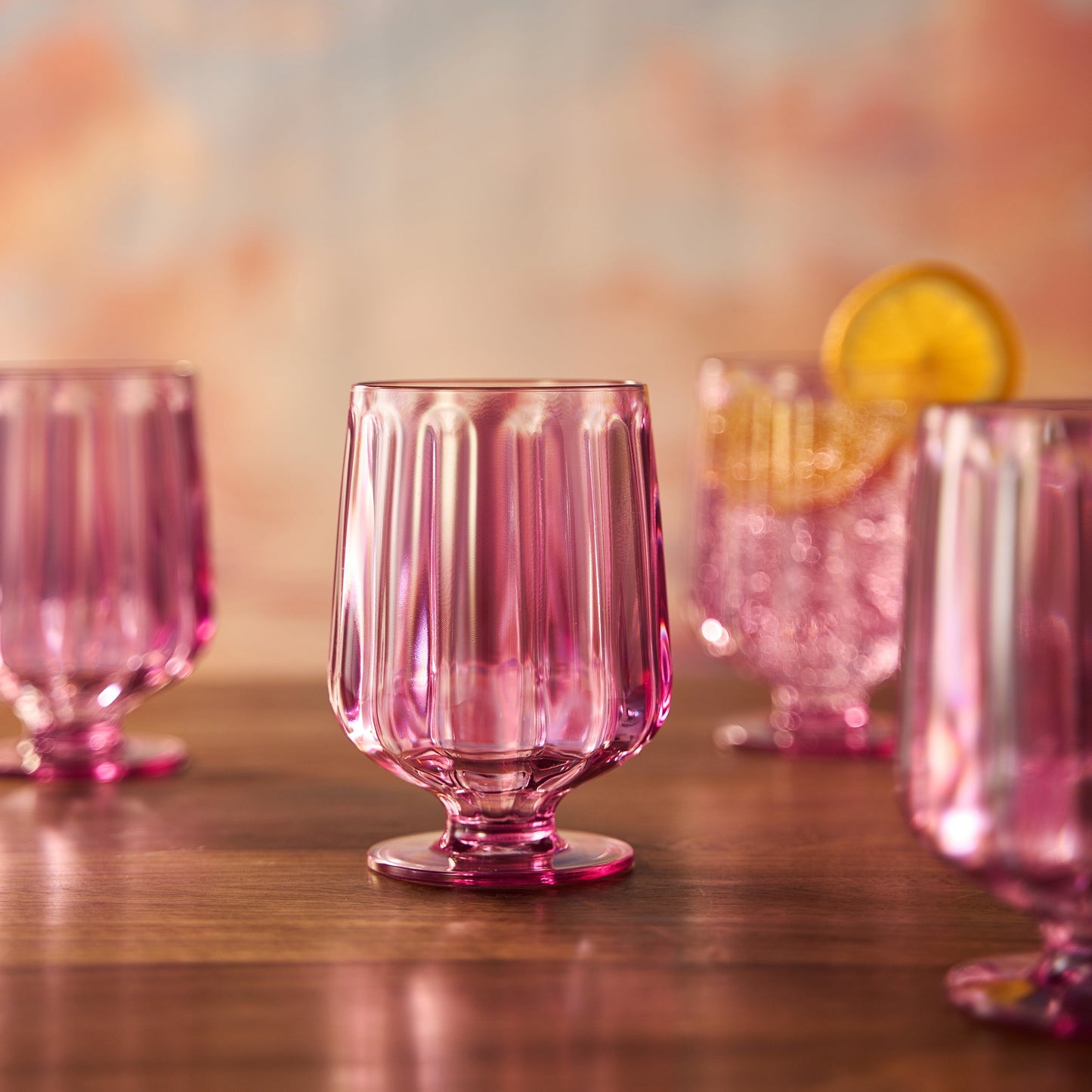 TEEK - Madrid Acrylic Stemmed Wine Goblet Glassware Set HOME DECOR TEEK KS