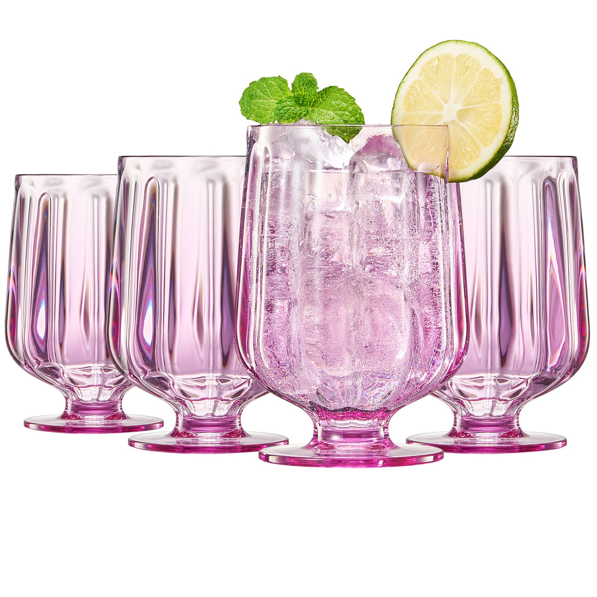 TEEK - Madrid Acrylic Stemmed Wine Goblet Glassware Set HOME DECOR TEEK KS