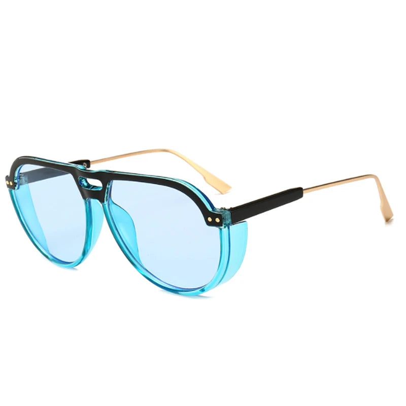 TEEK - Transparent Color Frog Pilot Sunglasses EYEGLASSES theteekdotcom D2