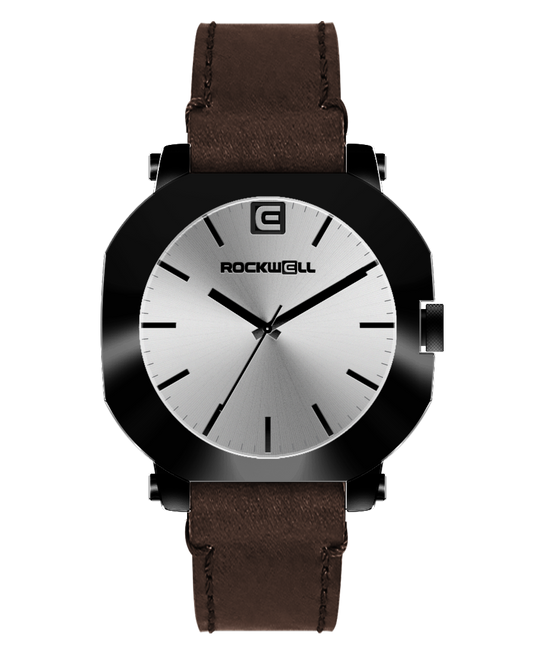 TEEK - Apex Black/Silver Watch WATCH TEEK RT Chocolate Leather