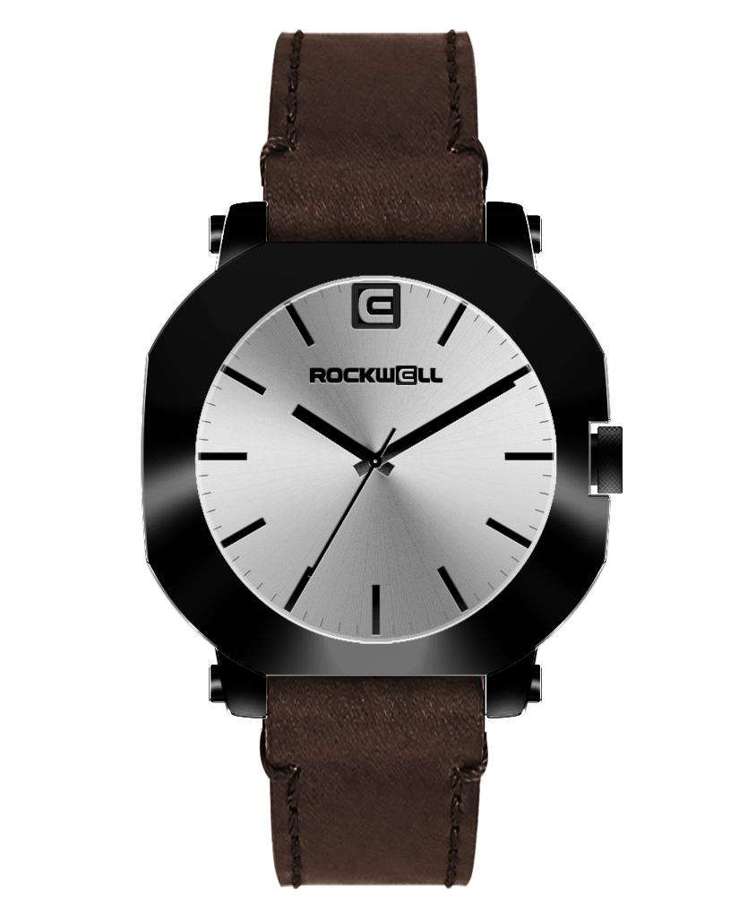 TEEK - Apex Black/Silver Watch WATCH TEEK RT Chocolate Leather