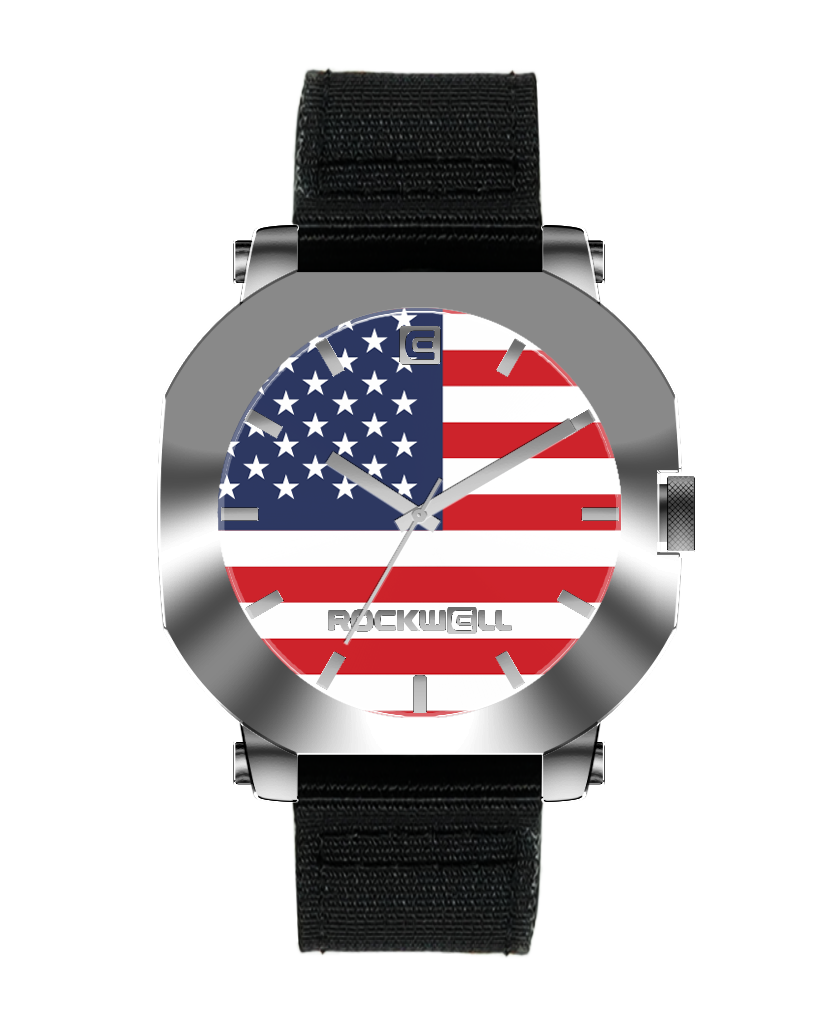 TEEK - Apex Freedom Edition Silver Watch WATCH TEEK RT Black Nylon