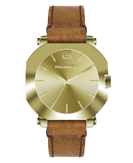 TEEK - Apex Gold Watch WATCH TEEK RT Tan Leather