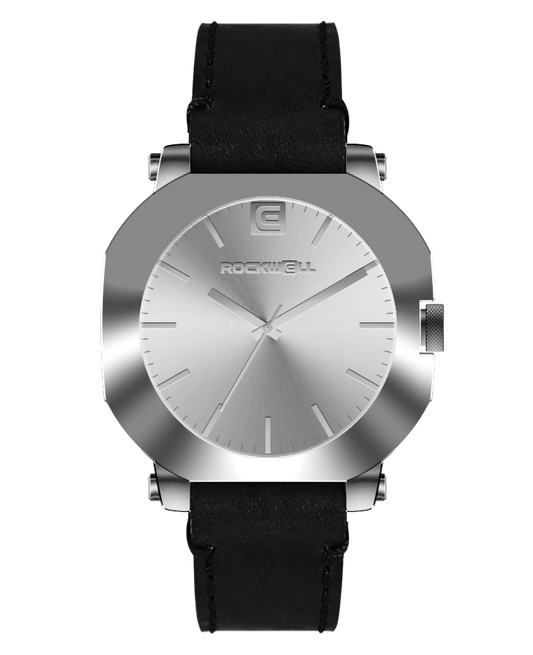 TEEK - Apex Silver Watch WATCH TEEK RT Black Leather