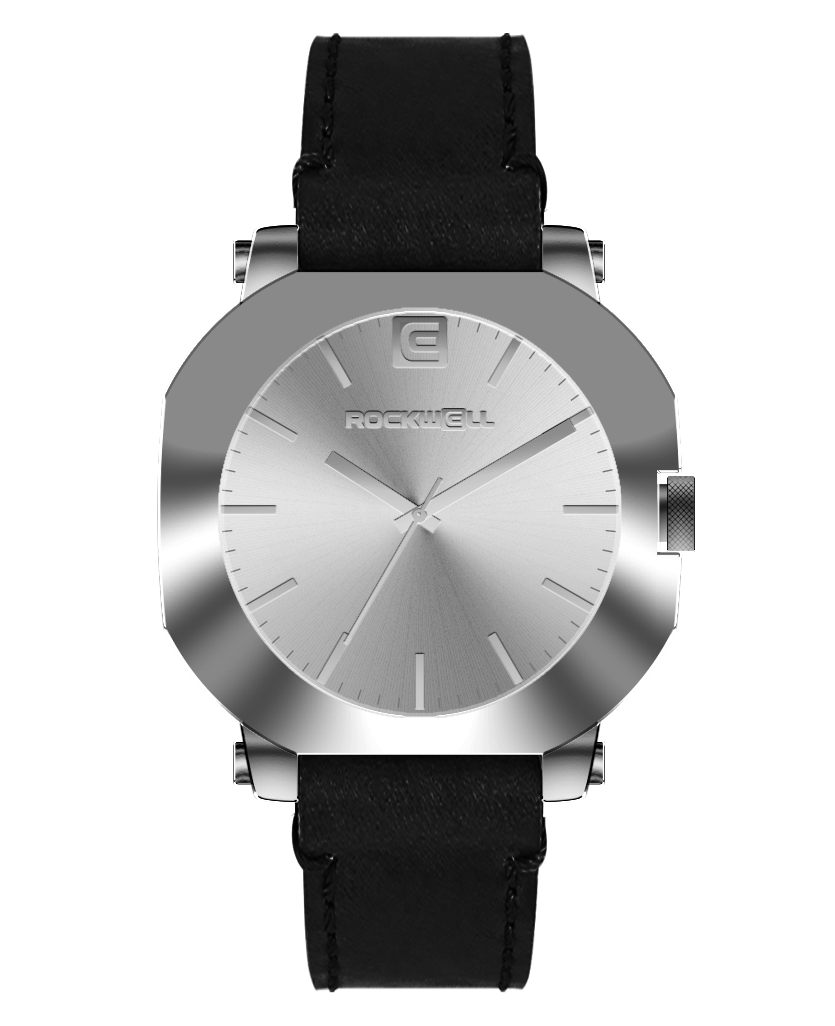 TEEK - Apex Silver Watch WATCH TEEK RT Black Leather