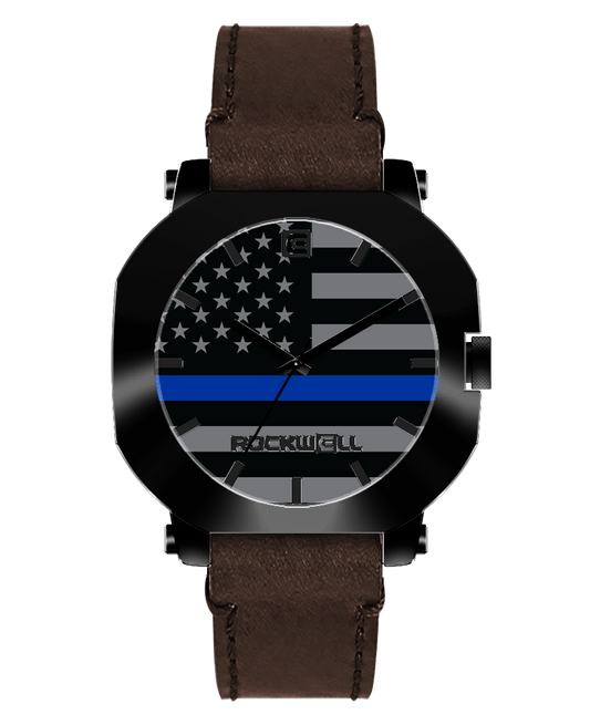 TEEK - Apex Police Edition Black Watch WATCH TEEK RT Chocolate Leather