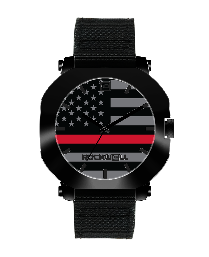 TEEK - Apex Firefighter Edition Black Watch WATCH TEEK RT Black Nylon
