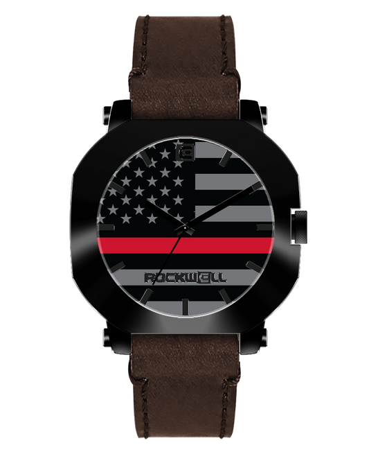 TEEK - Apex Firefighter Edition Black Watch WATCH TEEK RT Chocolate Leather