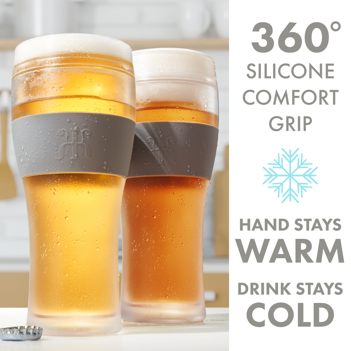 TEEK - Barcelona Acrylic Cooling Beer Glassware Set HOME DECOR TEEK KS