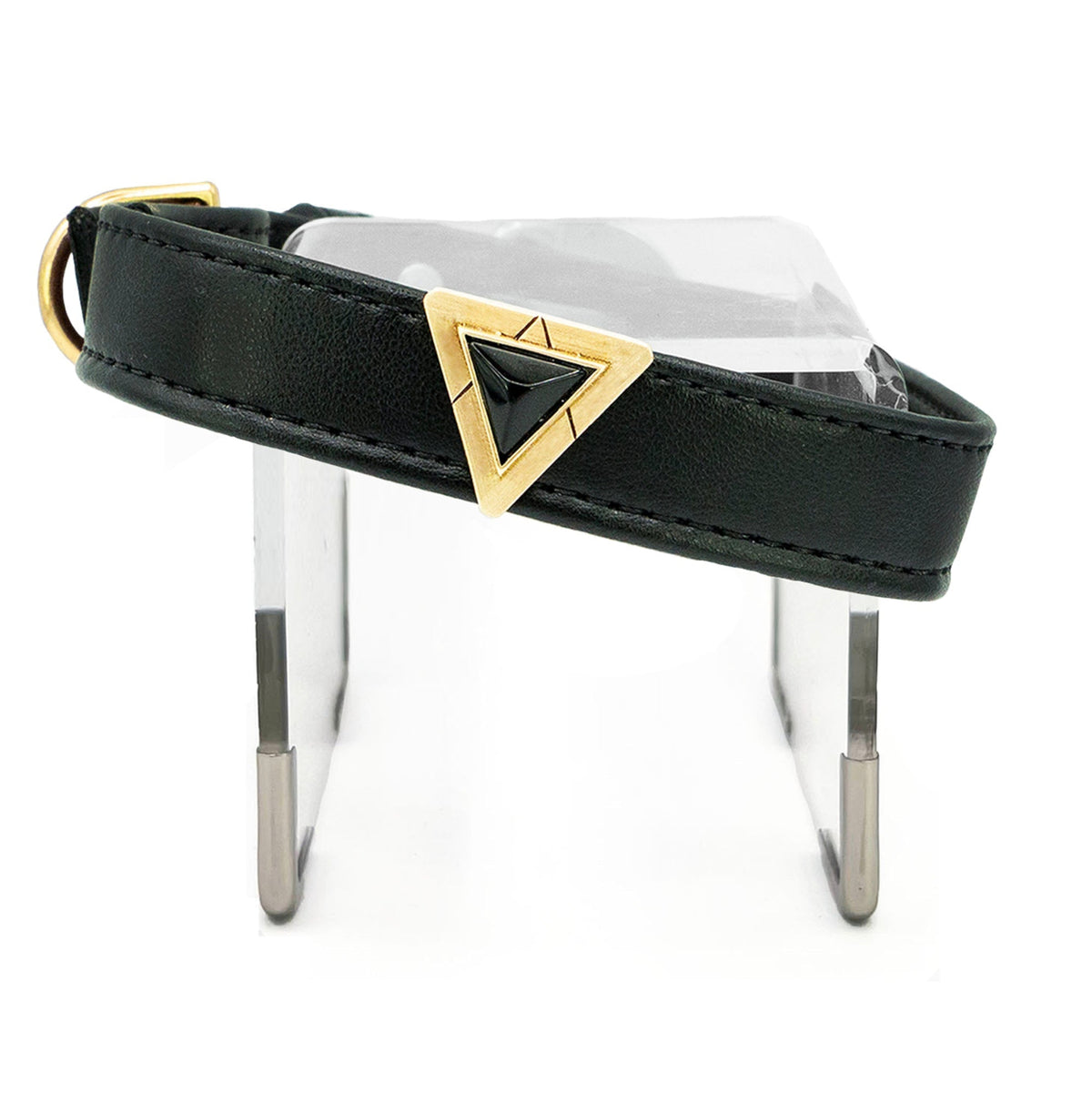 TEEK - Jet Onyx Collar & Charm Set PET SUPPLIES TEEK DIP S Gold Color