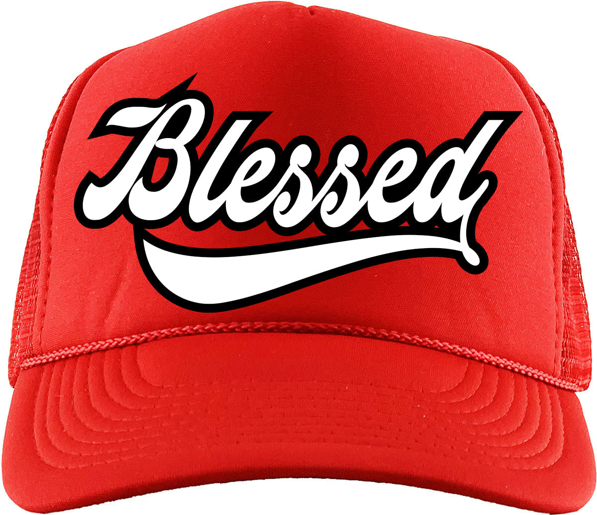 TEEK - Blessed (Air Jordan 4 Brick By Brick) Trucker Hat HAT TEEK MS