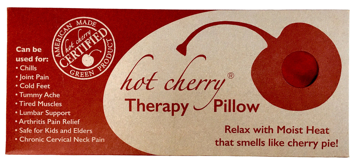 TEEK - Hot Cherry Cervical Neck Pillow Plush Red Ultra-Suede PILLOW TEEK HCP