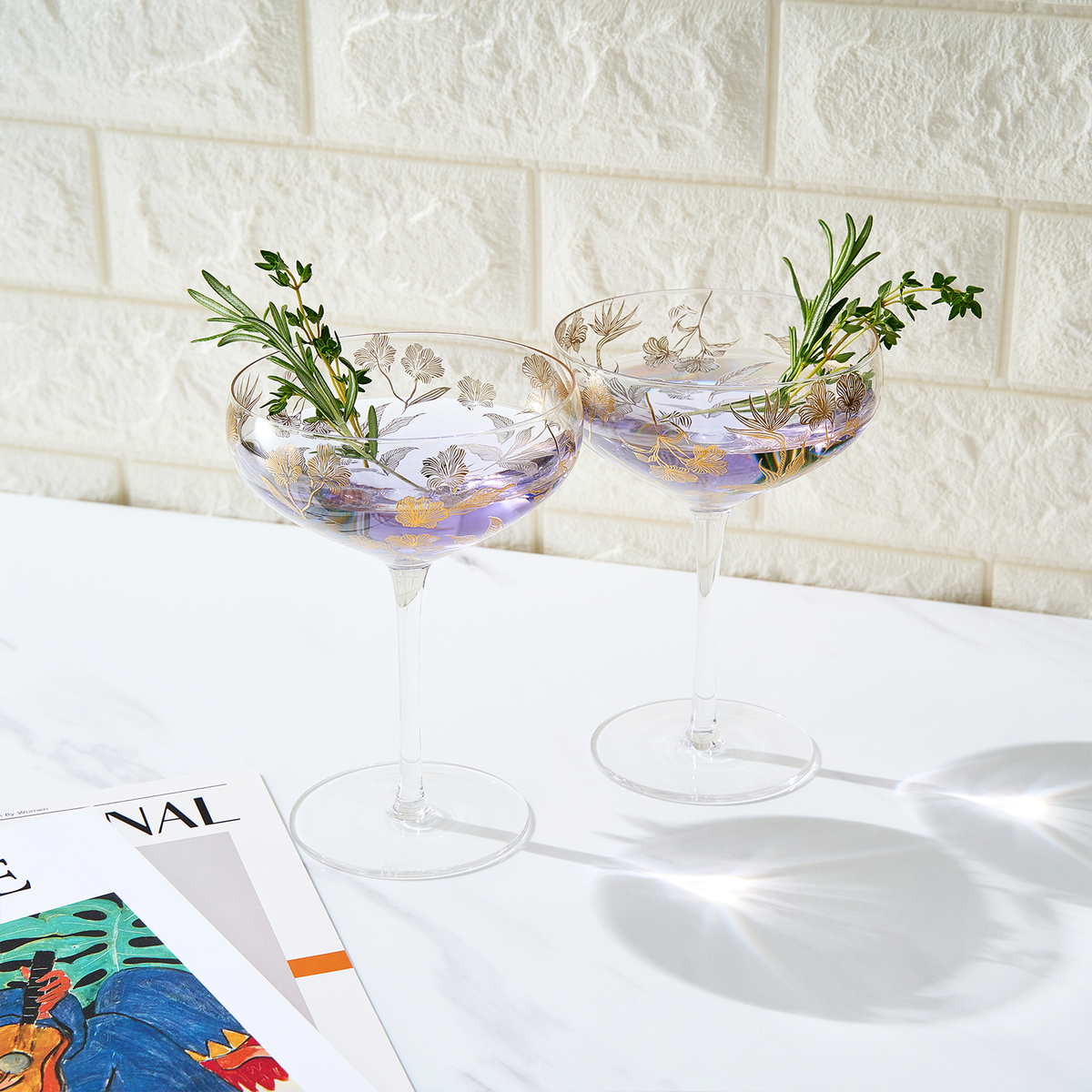 TEEK - Trevi Champagne Cocktail Glassware Set HOME DECOR TEEK KS