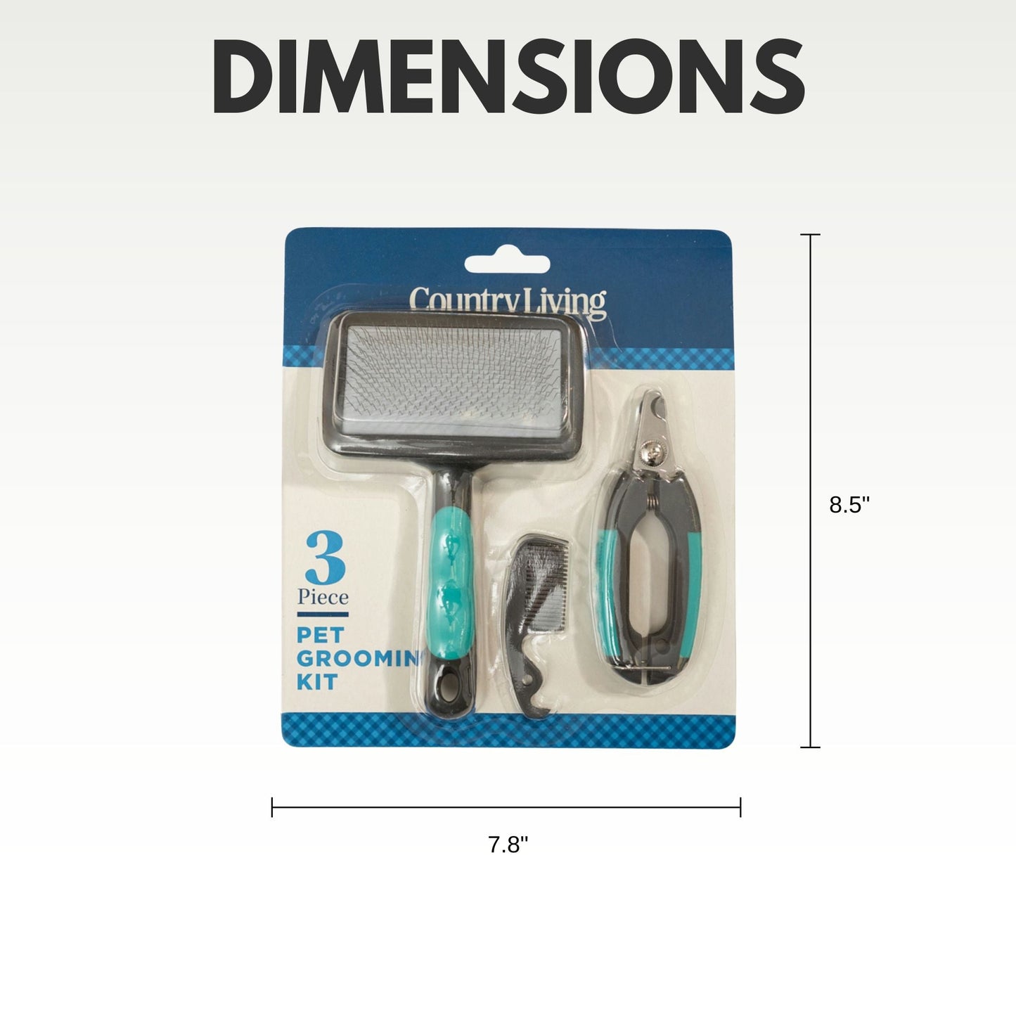 TEEK - Country Living All-in-One 3-Piece Dog Grooming Kit PET SUPPLIES TEEK APS