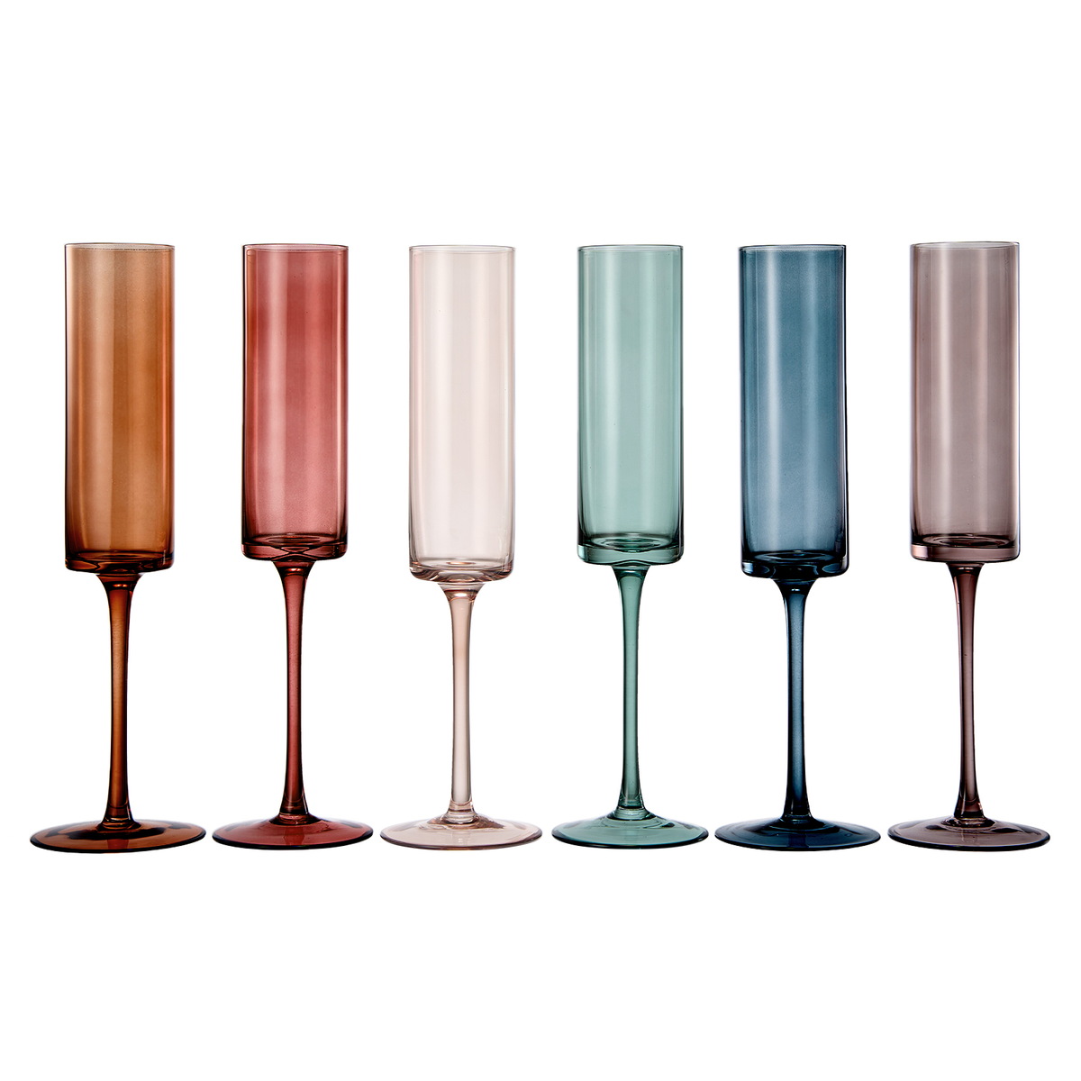 TEEK - Tonal Champagne Flute Glassware Set HOME DECOR TEEK KS