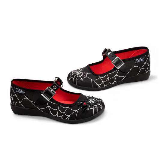 TEEK - Chocolaticas® Widow Heart Women's Mary Jane Flats SHOES TEEK HCD