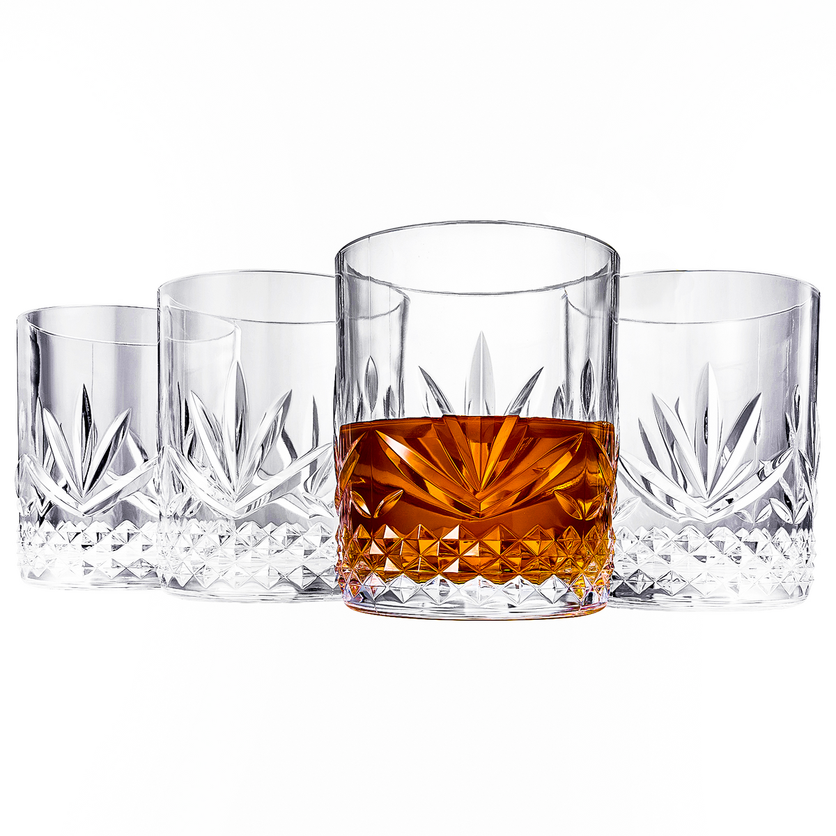 TEEK - Onix Acrylic Crystal Lowball Set of 4 HOME DECOR TEEK KS