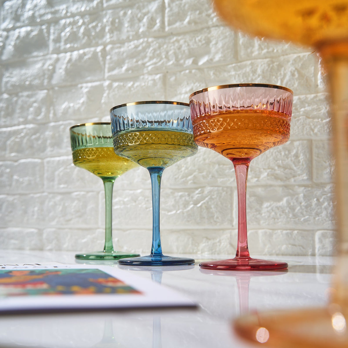 TEEK - Duomo Champagne Coupe Cocktail Glassware Set HOME DECOR TEEK KS
