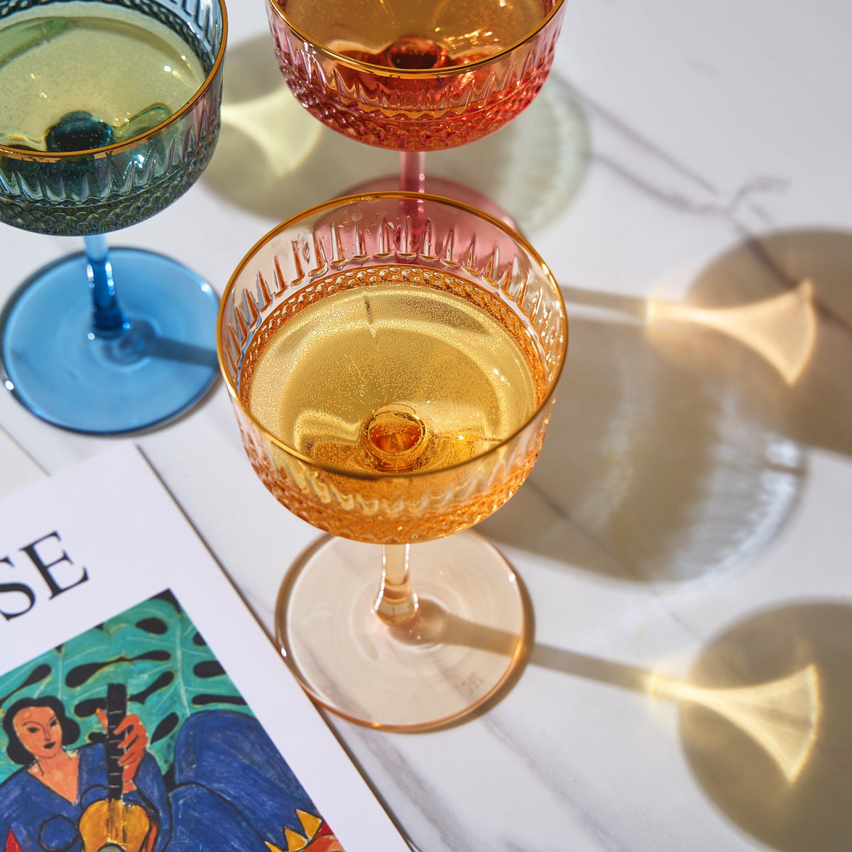 TEEK - Duomo Champagne Coupe Cocktail Glassware Set HOME DECOR TEEK KS
