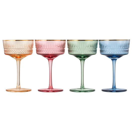 TEEK - Duomo Champagne Coupe Cocktail Glassware Set HOME DECOR TEEK KS