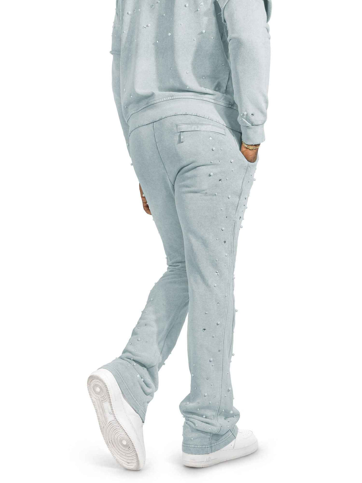 TEEK - Set | F187 Bellucci Hoodie Set - Gray SET TEEK MJ