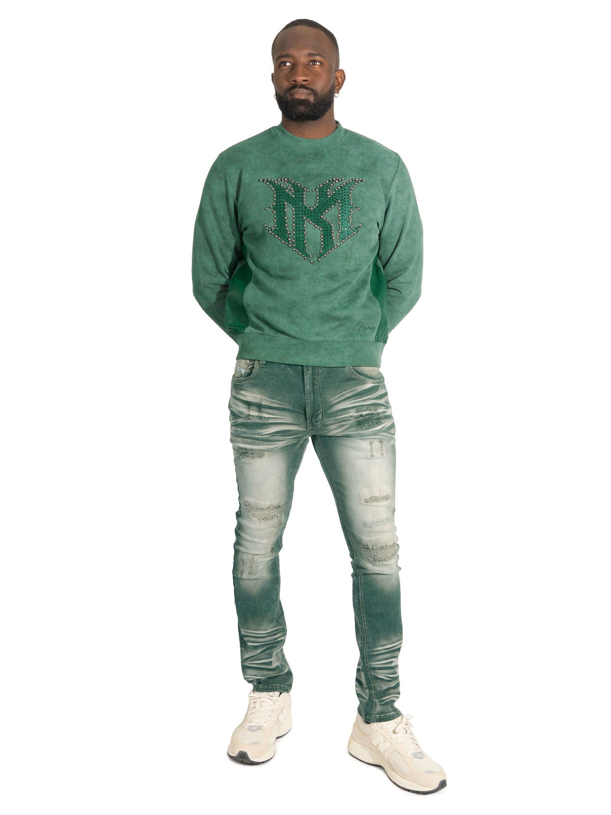 TEEK - Pants | M1975 Lorenzo Jeans - Green JEANS TEEK MJ