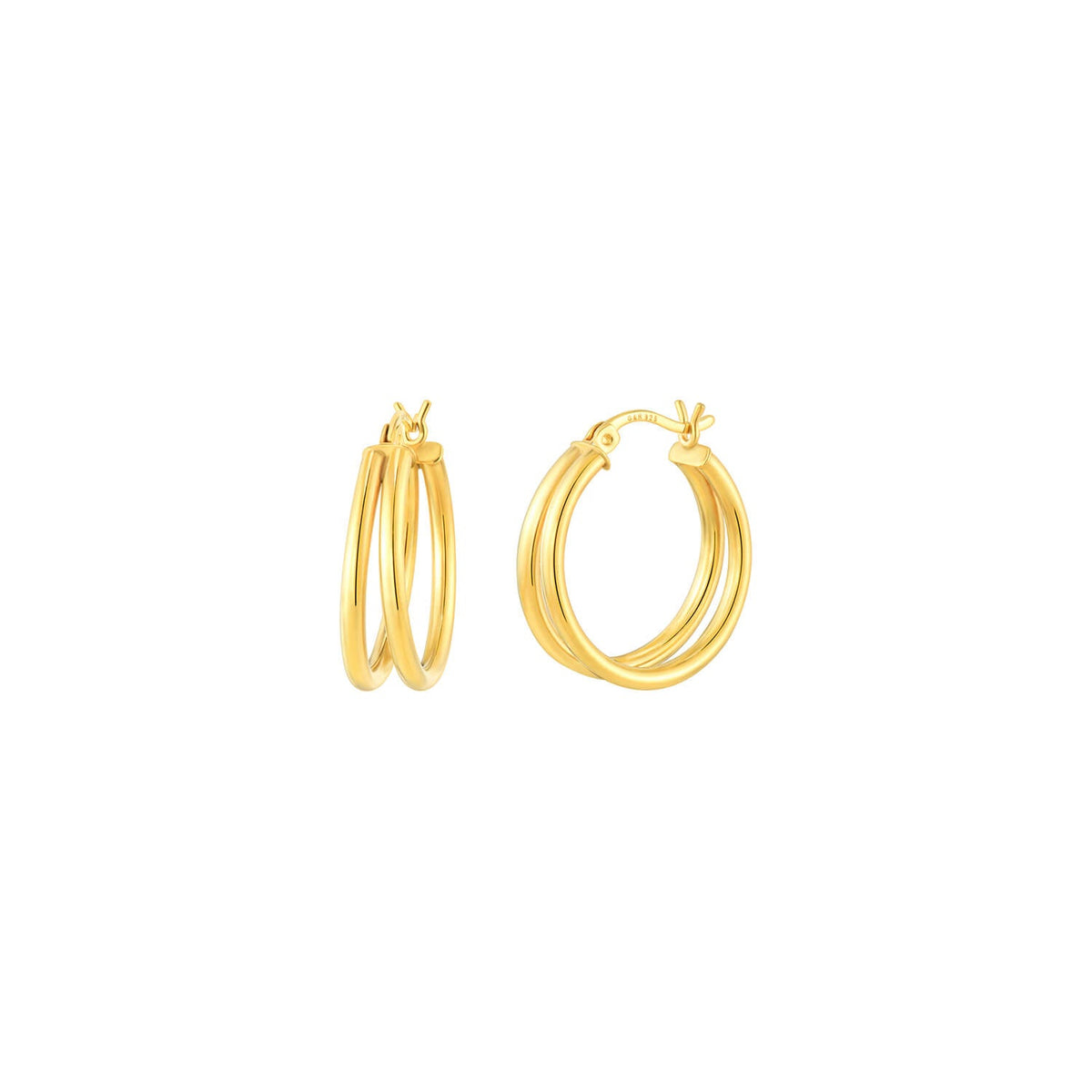 TEEK - Enamel Double Hoop Earrings JEWELRY TEEK GNH
