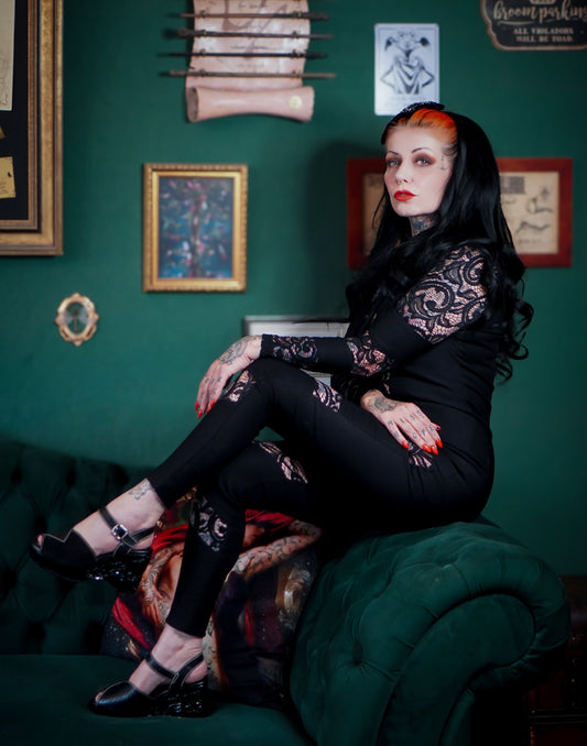 TEEK - The Momento Mori - Black Snake on Black SHOES TEEK LLS