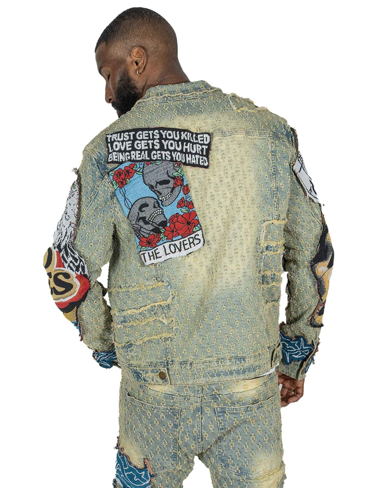 TEEK - Denim Jacket F1055 Brave Heart - Dirt JACKET TEEK MJ