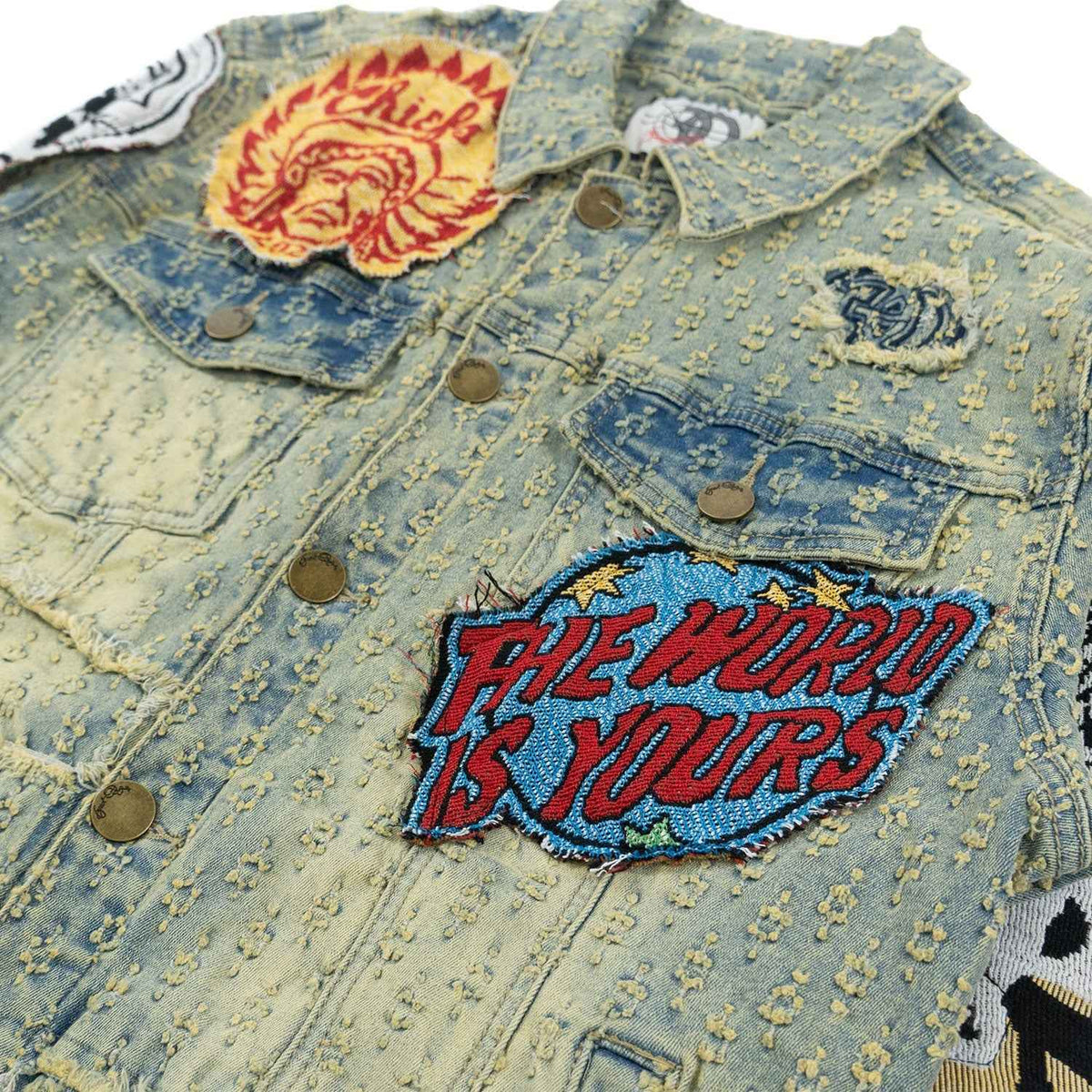 TEEK - Denim Jacket F1055 Brave Heart - Dirt JACKET TEEK MJ