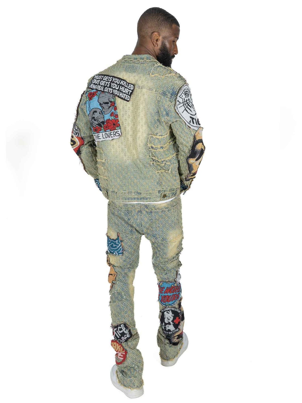 TEEK - Denim Jacket F1055 Brave Heart - Dirt JACKET TEEK MJ