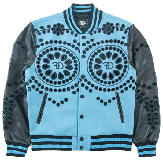 TEEK - F1060 Cashay Wool Varsity Jacket - Blue JACKET TEEK MJ S BLUE