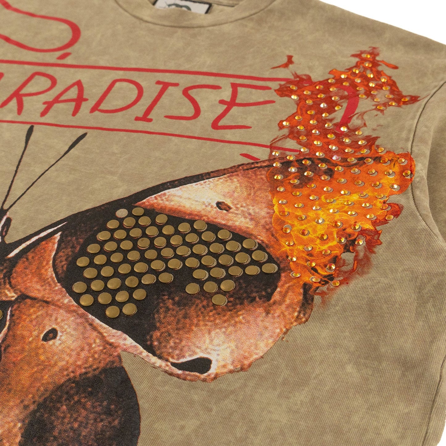 TEEK - F139 House of Saints Boxed Tee - Mocha TOPS TEEK MJ