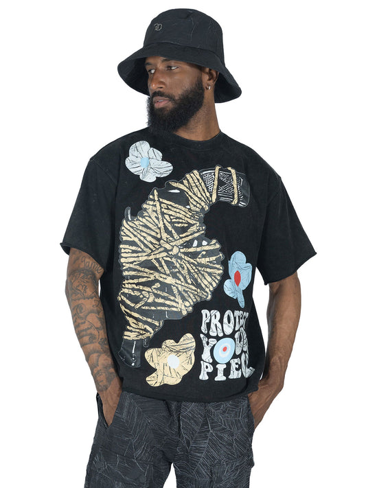 TEEK - Protect Your Piece Tee - Black TOPS TEEK MJ