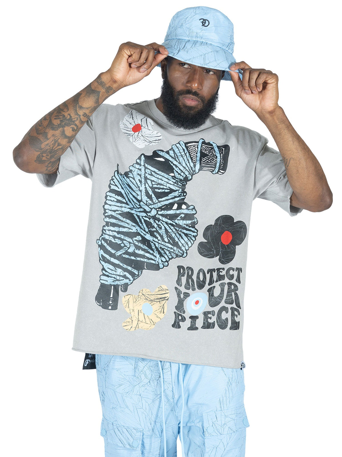 TEEK - Protect Your Piece Tee - Oat Gray TOPS TEEK MJ