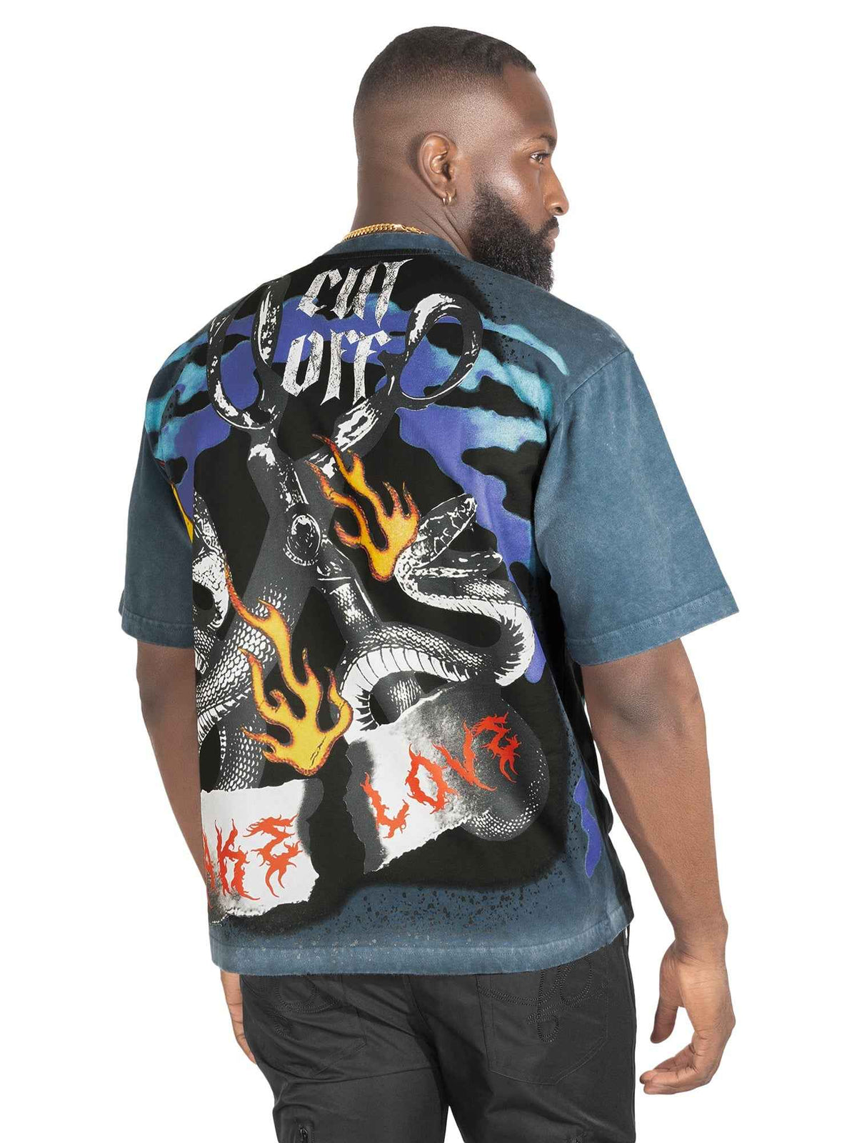 TEEK - Tee | F169 Fake Love - Blue TOPS TEEK MJ
